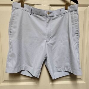 Peter Millar Shorts Mens 36 Beige Salem Performance Golf Chino 9" EB82
